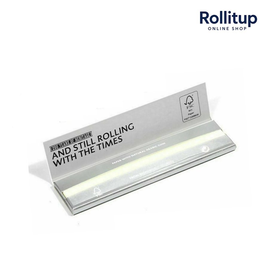 Rizla Micron Thin Rolling Papers | Silver | King Size Slim | Single Pack - Image 2