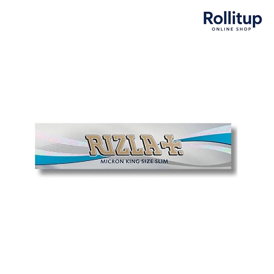 Rizla Micron Thin Rolling Papers | Silver | King Size Slim | Single Pack