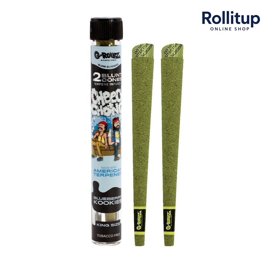 G-Rollz × Cheech & Chong 2 Blunt Cones | Blueberry Kookies