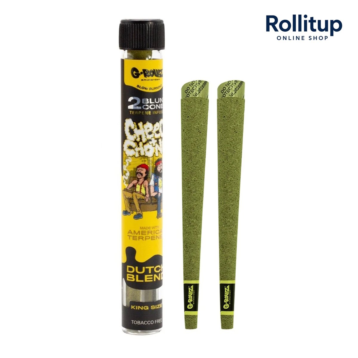 G-Rollz × Cheech & Chong 2 Blunt Cones - Dutch Blend