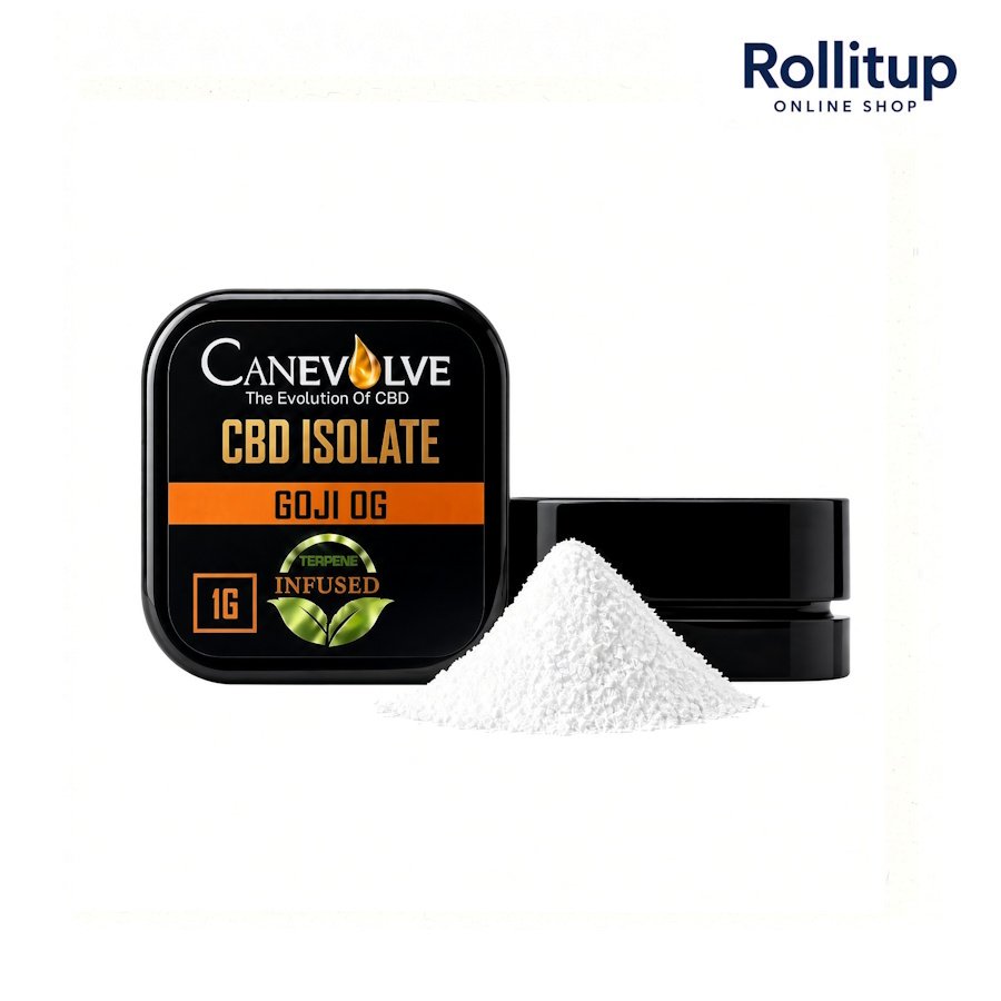 Canevolve CBD Isolate | Goji OG | Terpene Infused | 1g