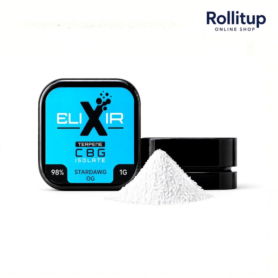 Elixir CBG Isolate | Stardawg OG | Terpene Infused | 98% | 1g
