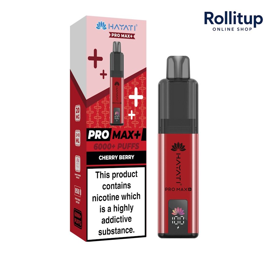 Hayati Pro Max+ | Cherry Berry | 20mg | 6000+ Puffs