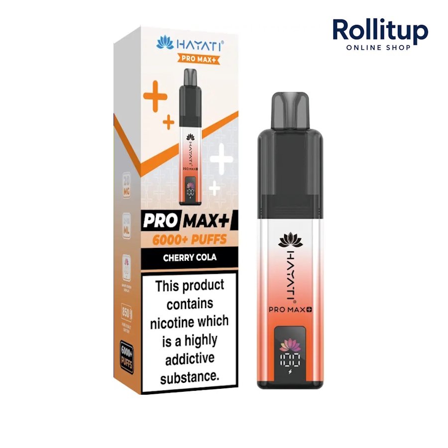 Hayati Pro Max+ | Cherry Cola | 20mg | 6000+ Puffs