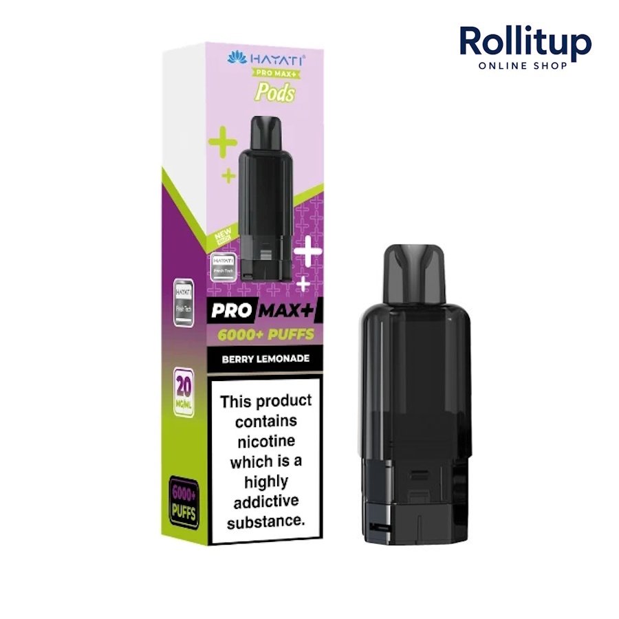 Hayati Pro Max+ Pods | Berry Lemonade | 20mg | 6000+ Puffs