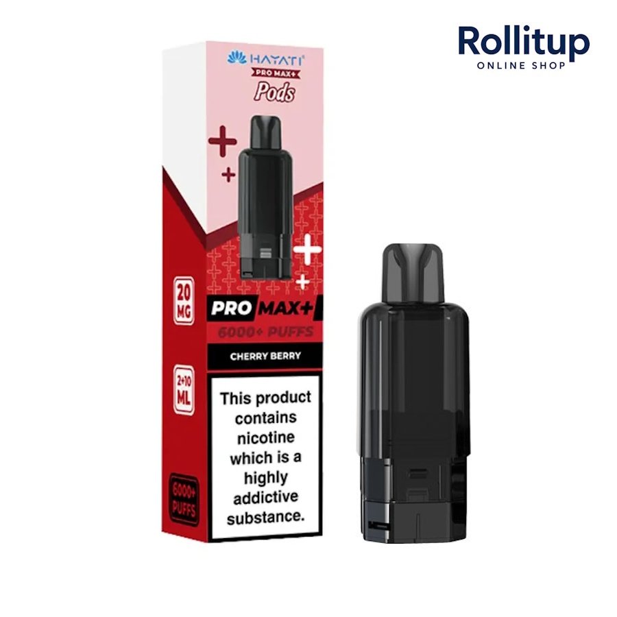 Hayati Pro Max+ Pods | Cherry Berry | 20mg | 6000+ Puffs