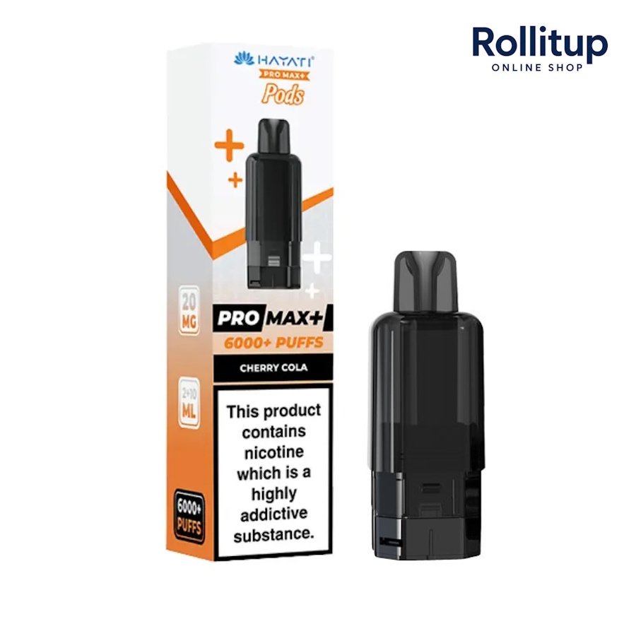 Hayati Pro Max+ Pods | Cherry Cola | 20mg | 6000+ Puffs