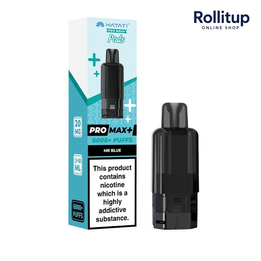 Hayati Pro Max+ Pods | Mr Blue | 20mg | 6000+ Puffs