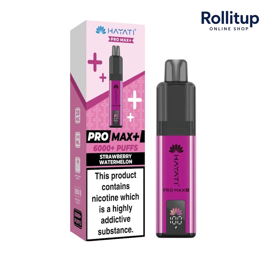 Hayati Pro Max+ | Strawberry Watermelon | 20mg | 6000+ Puffs